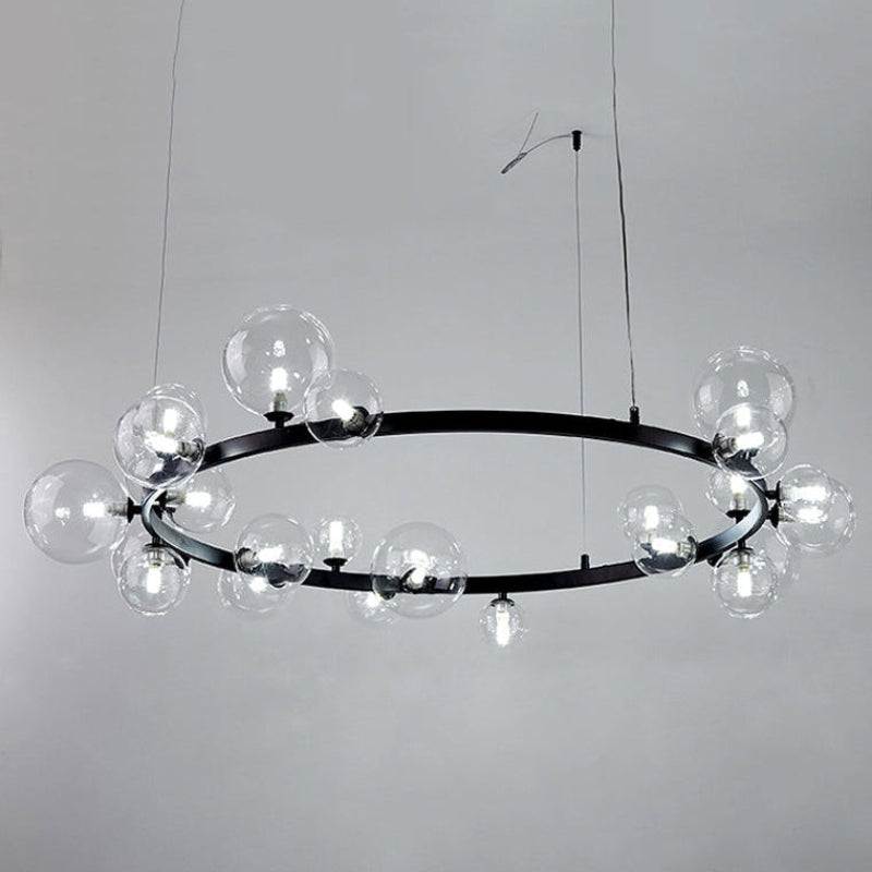 Antizer Circular Glass Bubble Chandelier
