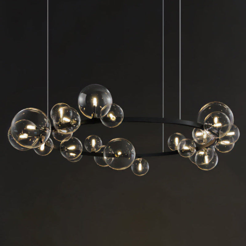 Antizer Circular Glass Bubble Chandelier