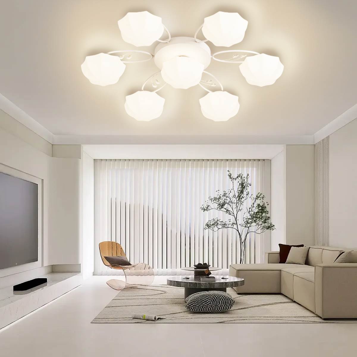 Antizer Light Luxury French Bud Ceiling Lamp
