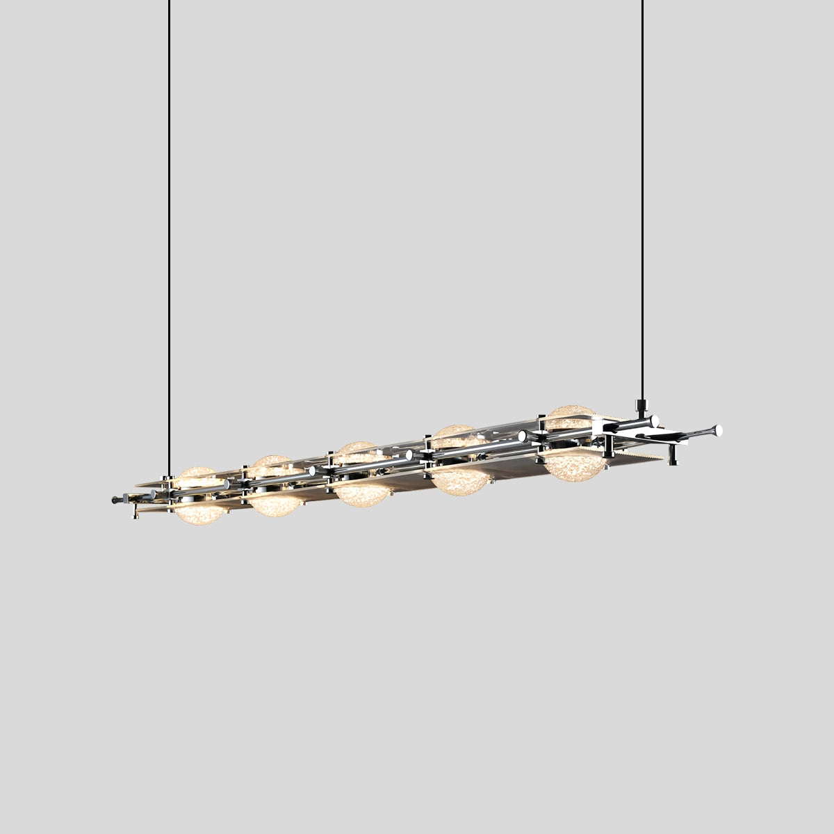 Antizer Italian Light Luxury Long Planetary Pendant Light 5 Heads