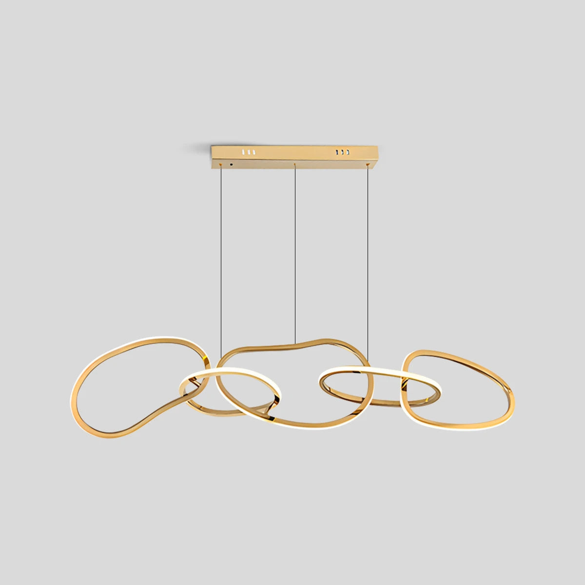 Antizer Modern Minimalist Ring Chandelier 5 Heads