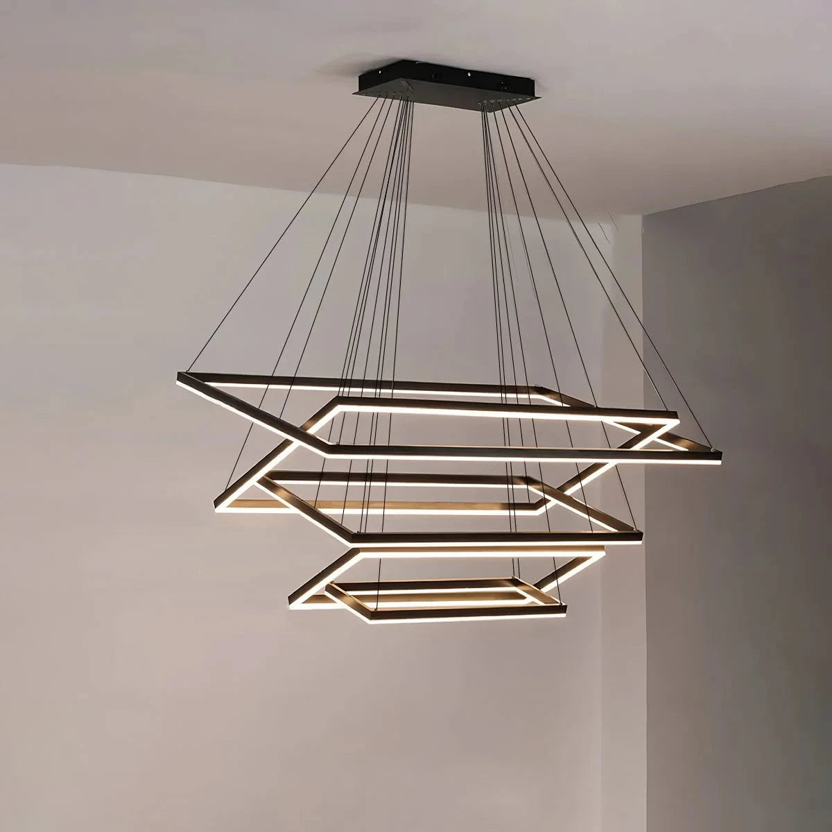 modern tiered chandelier