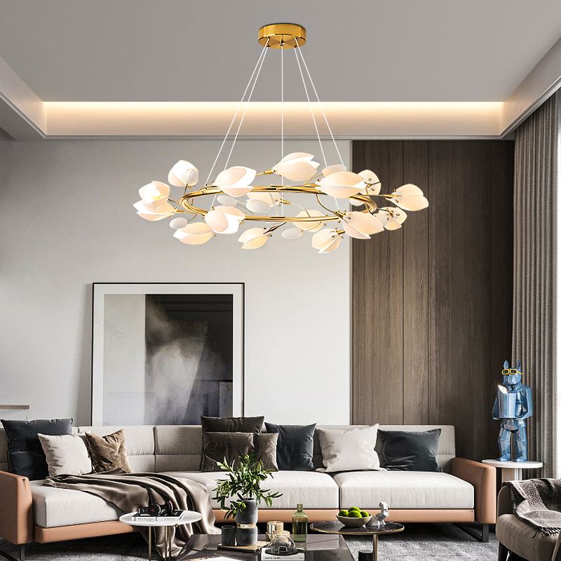 Antizer Ceramics Magnolia Chandelier