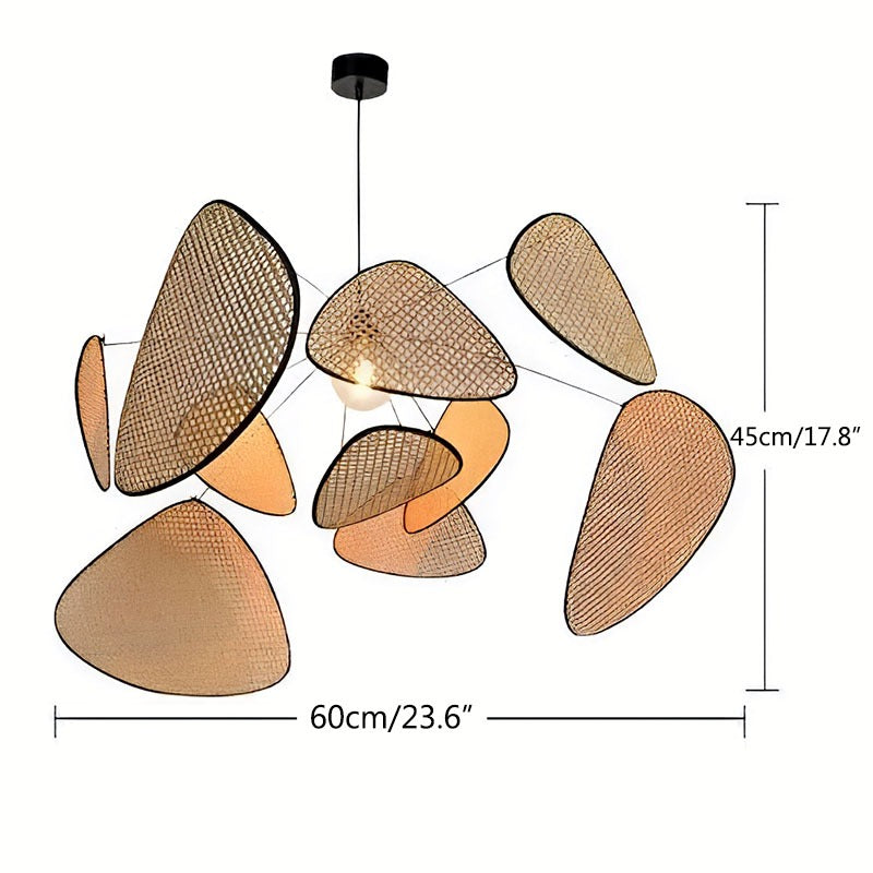 Antizer Screen Cannage Suspension Chandelier