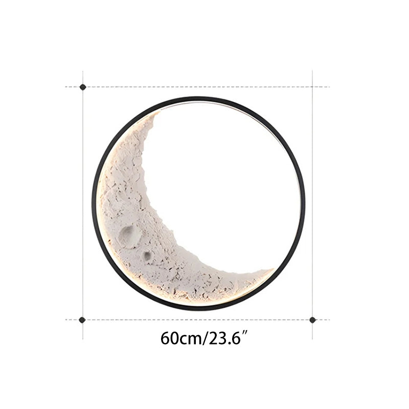Antizer Crescent Moon Wall Sconce for Hallway