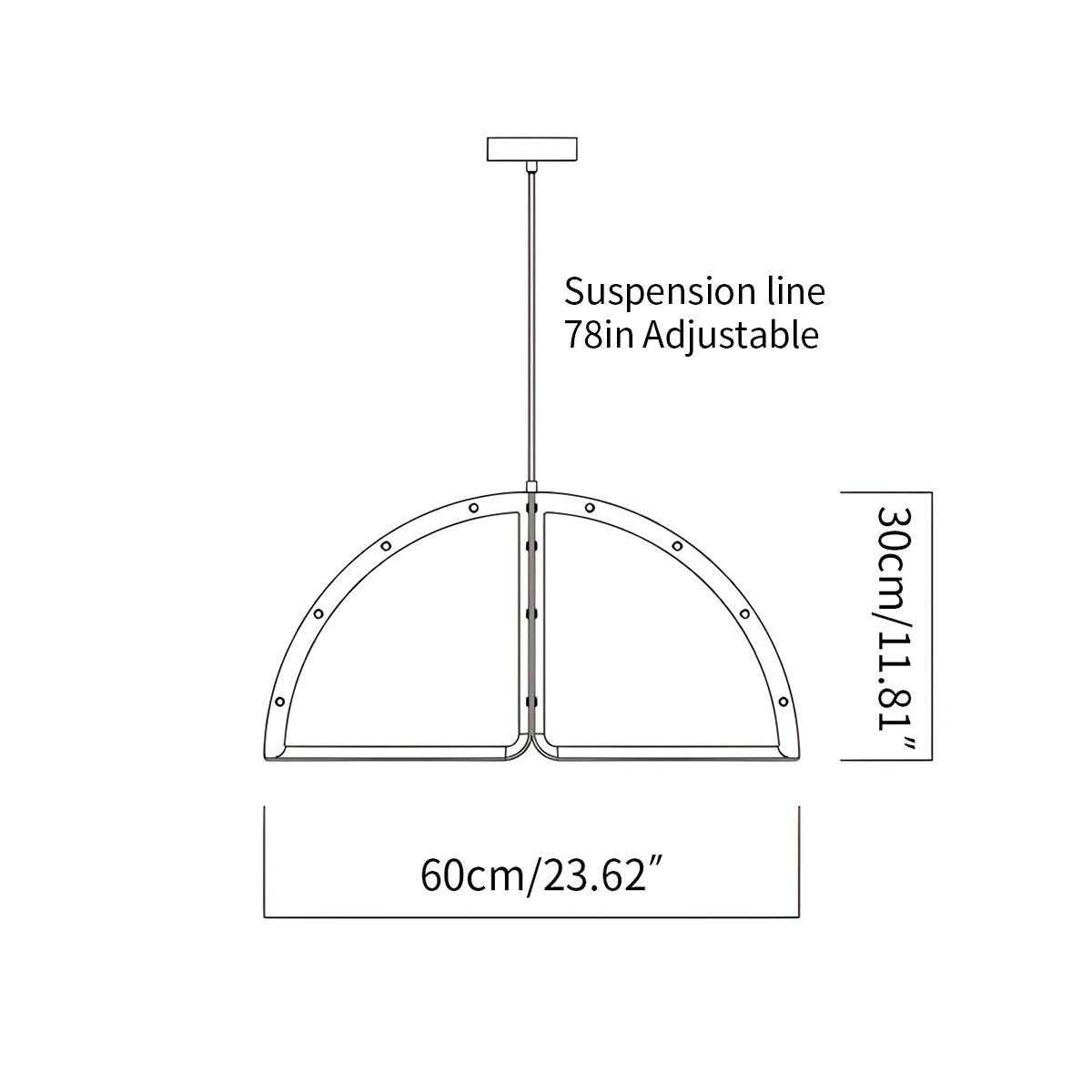 Antizer Nordic Simple Style Felt Pendant Light