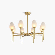 Antizer American All-Copper Bud Glass Chandelier