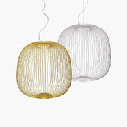 metal bird cage pendant light