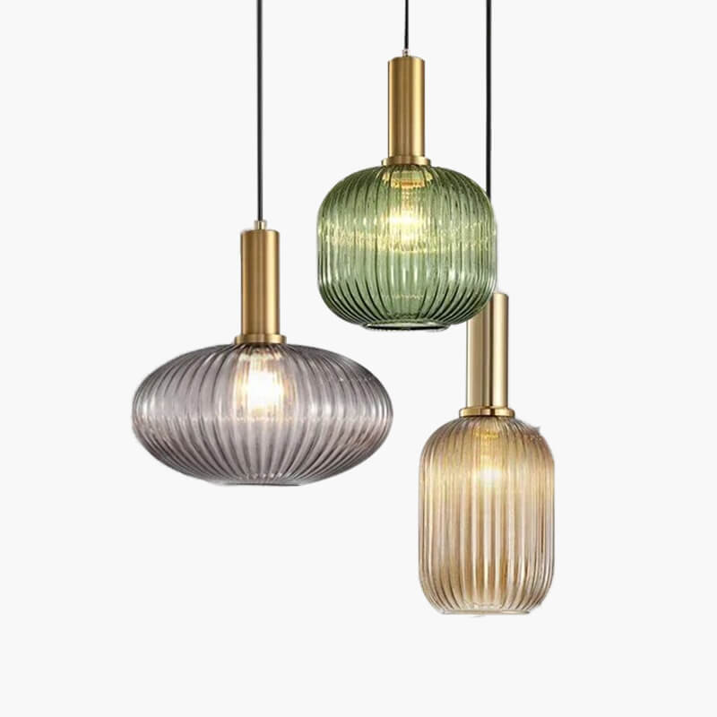 modern glass pendant light