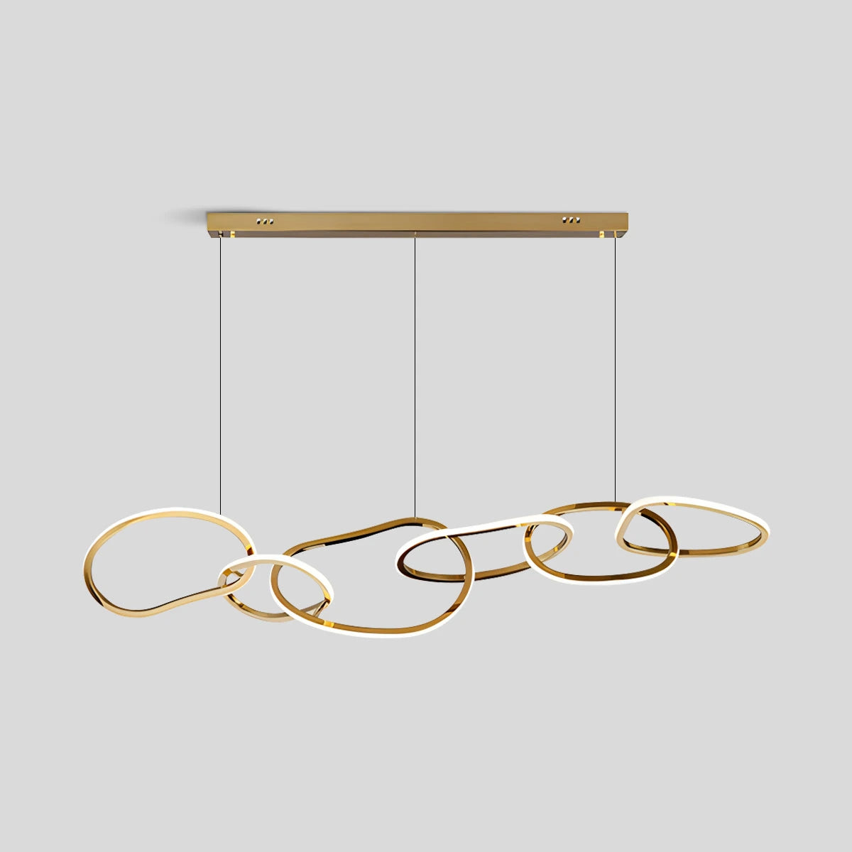 Antizer Modern Minimalist Ring Chandelier 6 Heads