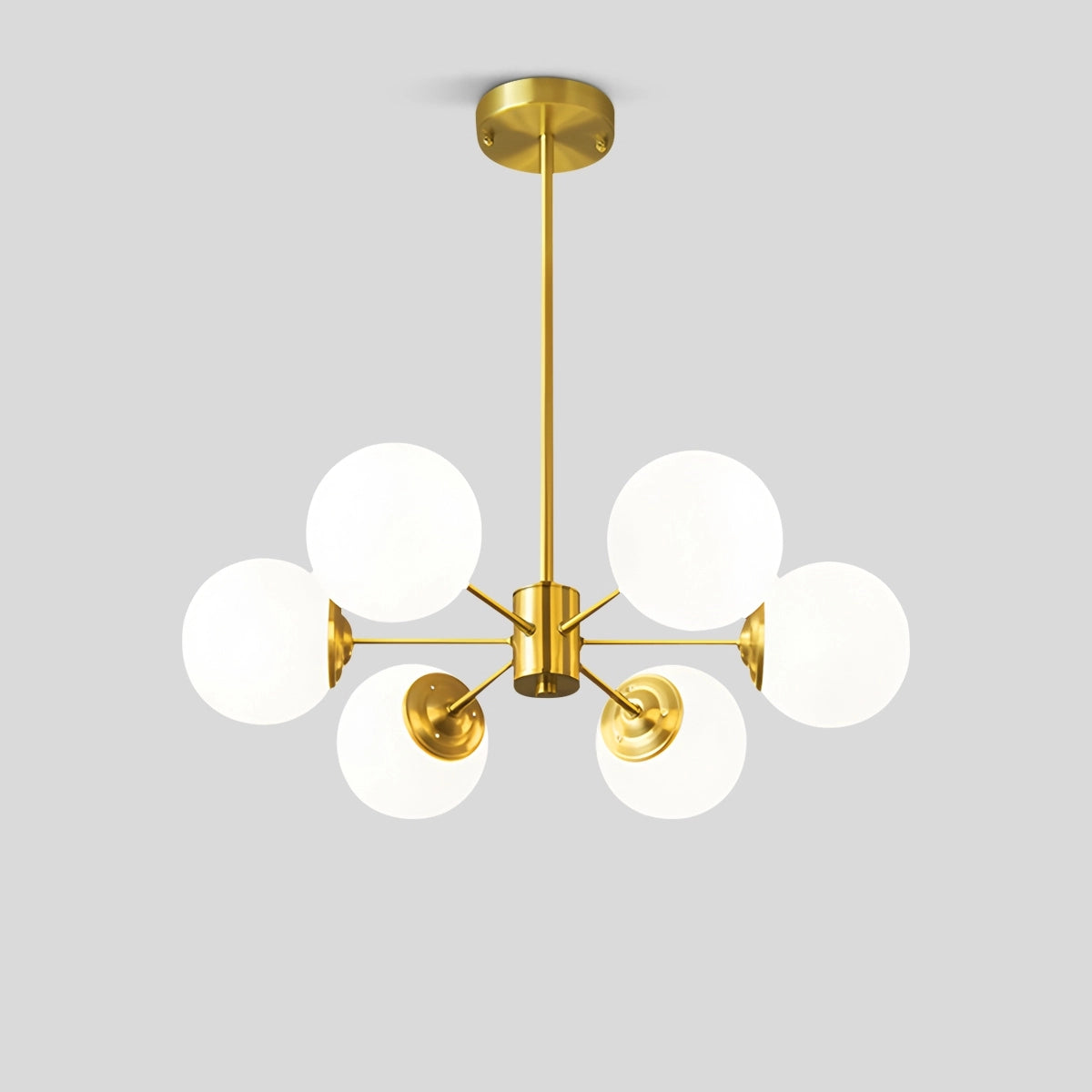 Antizer Melanie Glass Bubble Chandelier 6 Heads