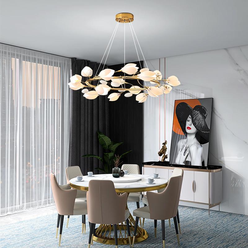 Antizer Ceramics Magnolia Chandelier
