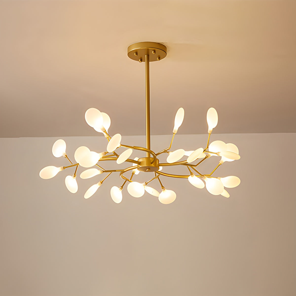 Antizer Firefly Sputnik LED Chandelier Gold+White 30 Heads-70cm / 27.56"