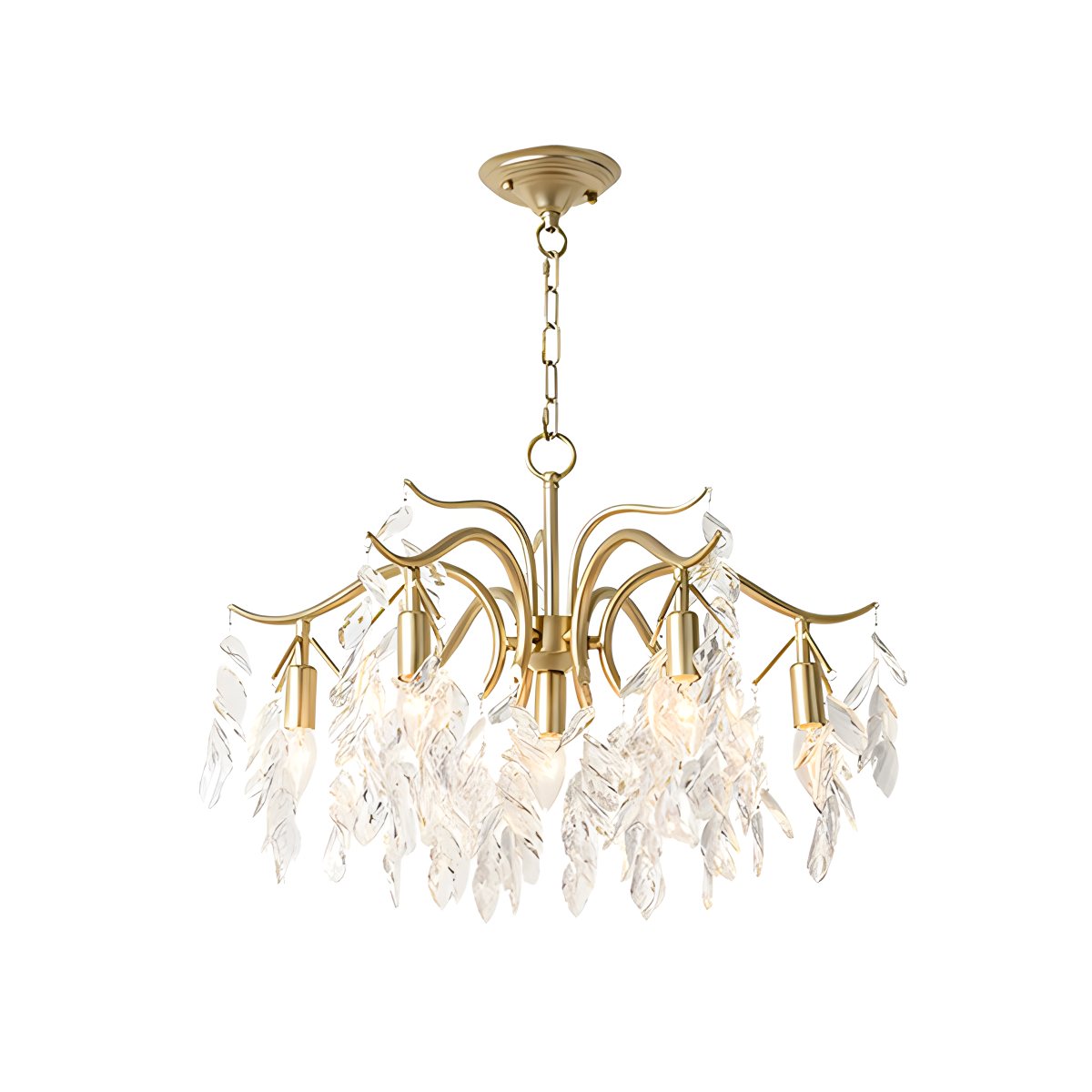 Antizer French Light Luxury Crystal Chandelier 7 Heads