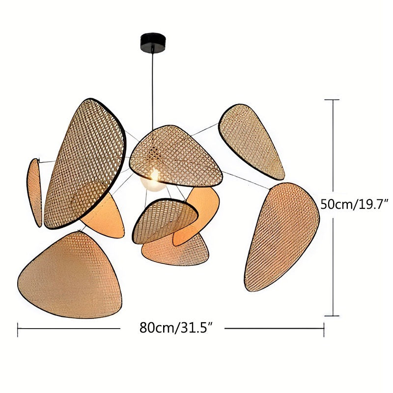 Antizer Screen Cannage Suspension Chandelier