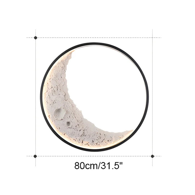 Antizer Crescent Moon Wall Sconce for Hallway