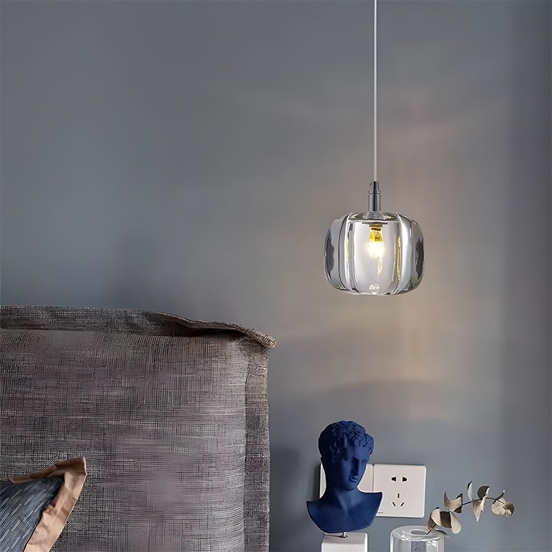 modern multi glass chandelier