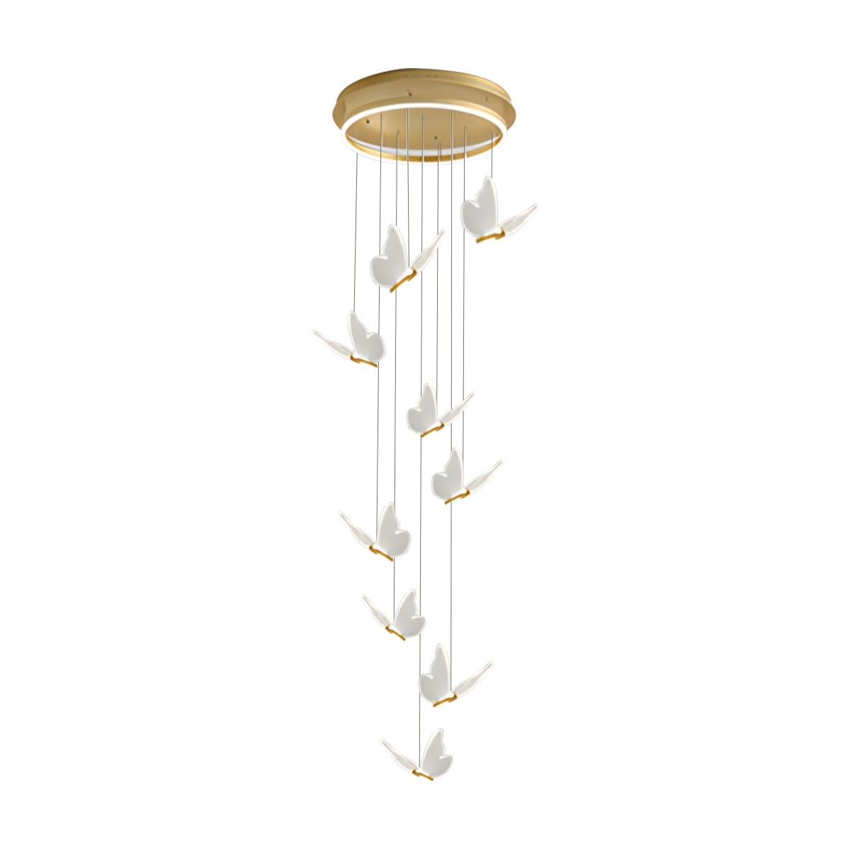 Antizer Olivia Butterfly Ceiling Pendant Light for Modern Interiors 9 Lights