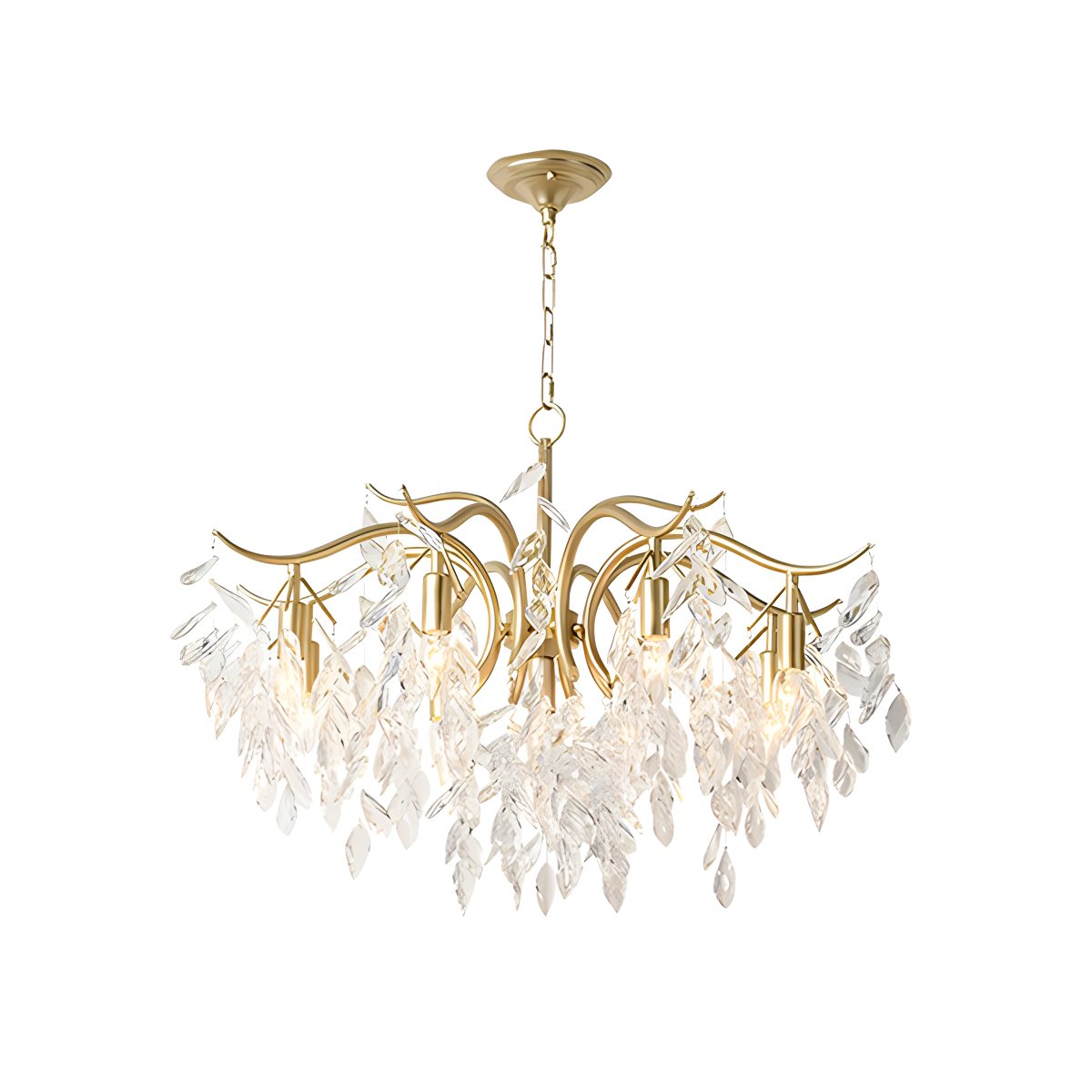 Antizer French Light Luxury Crystal Chandelier 9 Heads