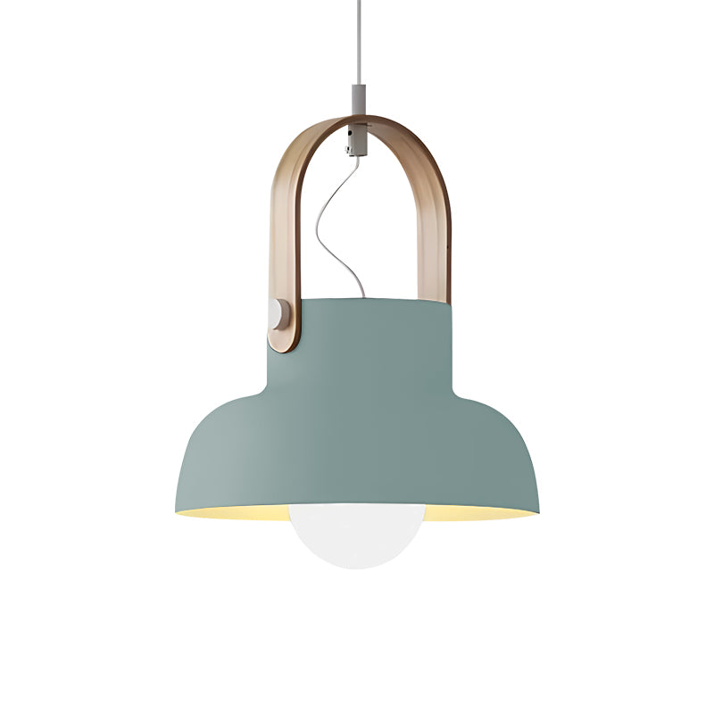 Antizer Nordic Macaron Pendant Light for Dining Room Kitchen Style A Mint Green White Light