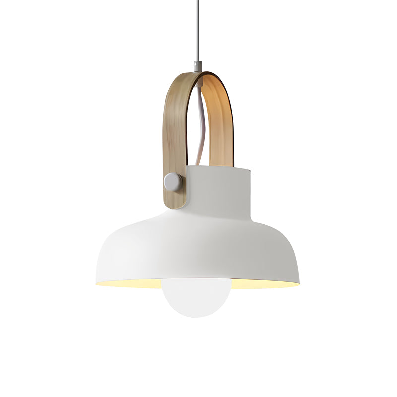 Antizer Nordic Macaron Pendant Light for Dining Room Kitchen Style A White White Light