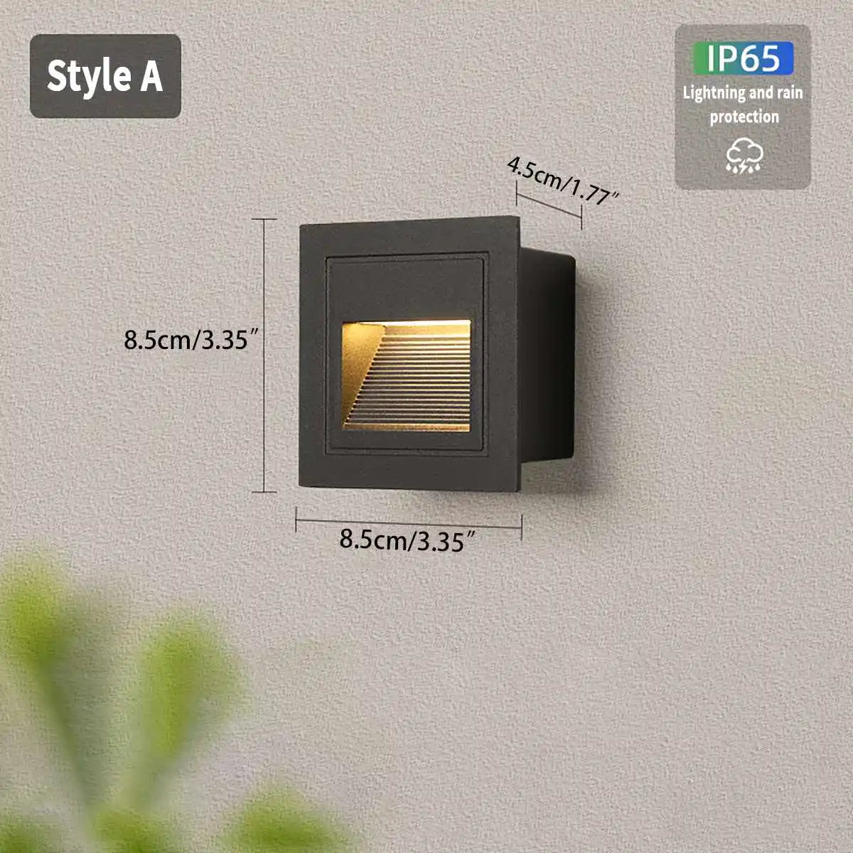 Antizer Outdoor Waterproof Induction Wall Light