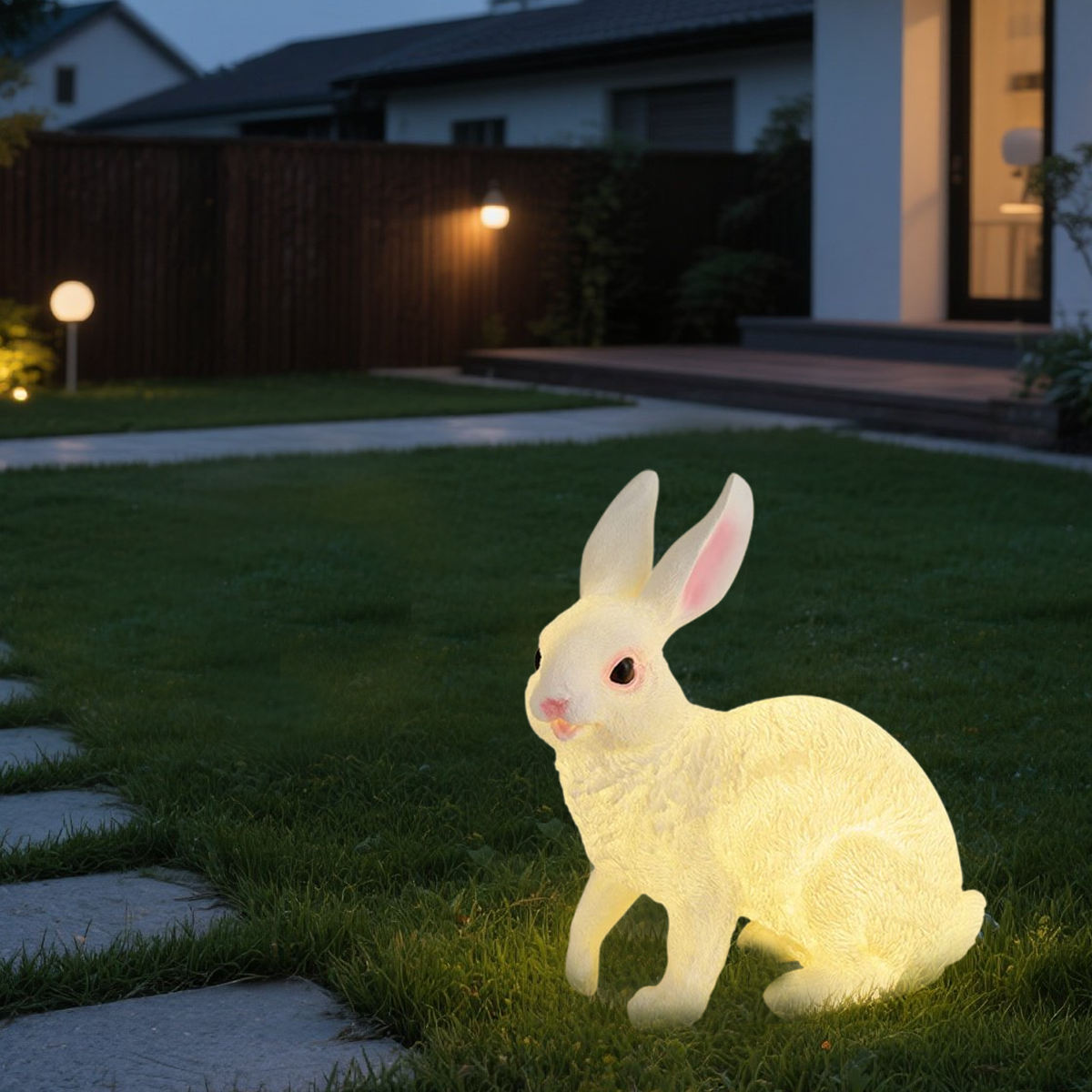 Antizer Easter Bunny Outdoor Garden Light