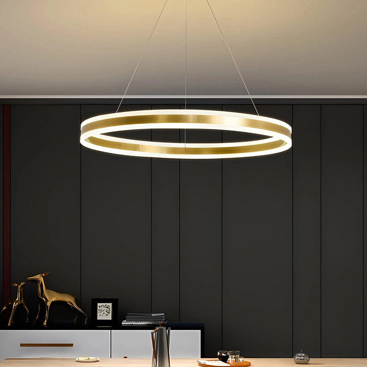 Antizer Circle Layered Living Room Chandelier