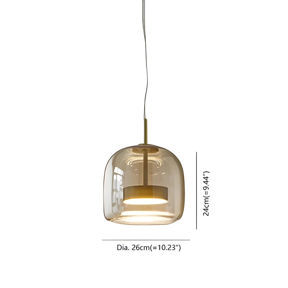 glass pendant light shade