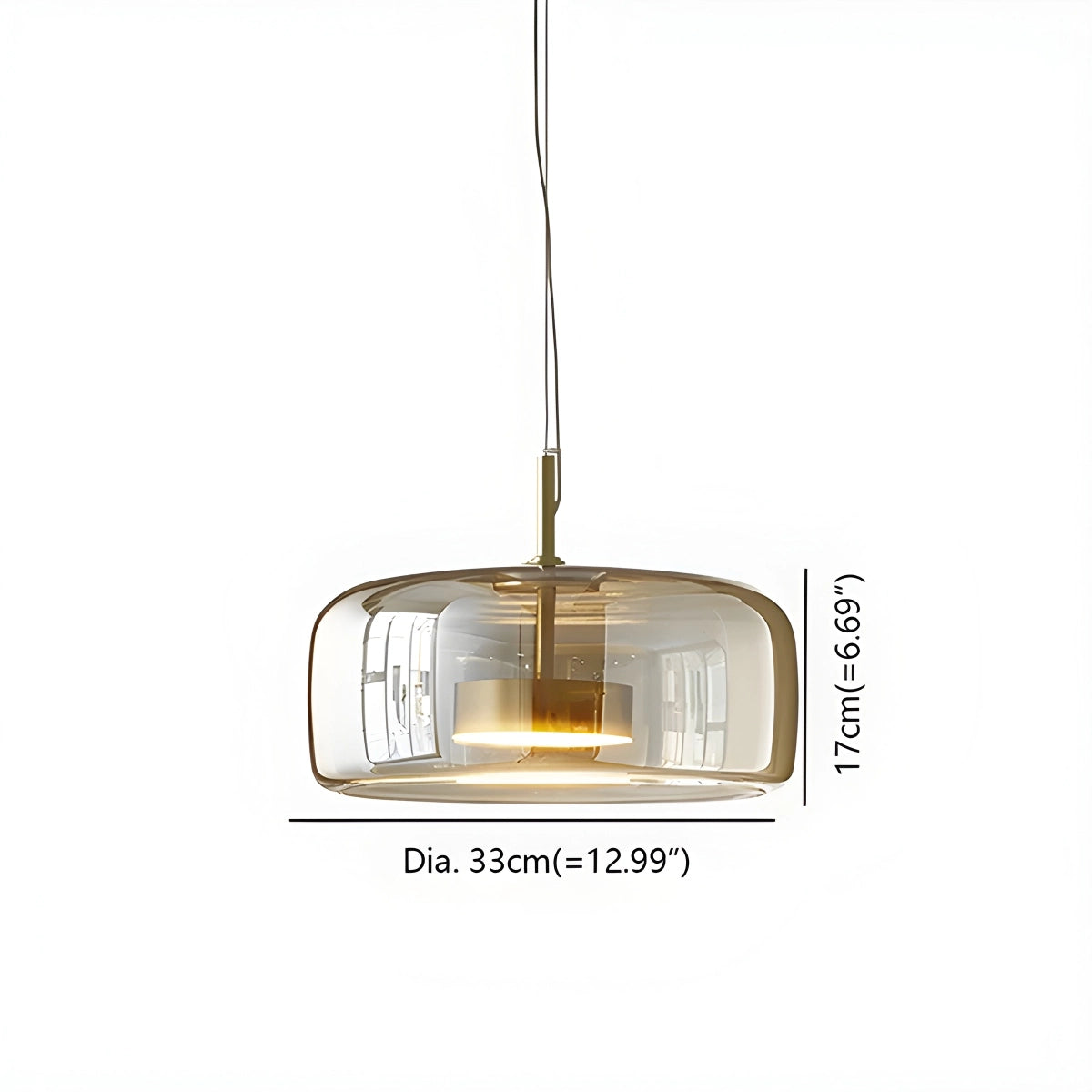 glass pendant light fixture