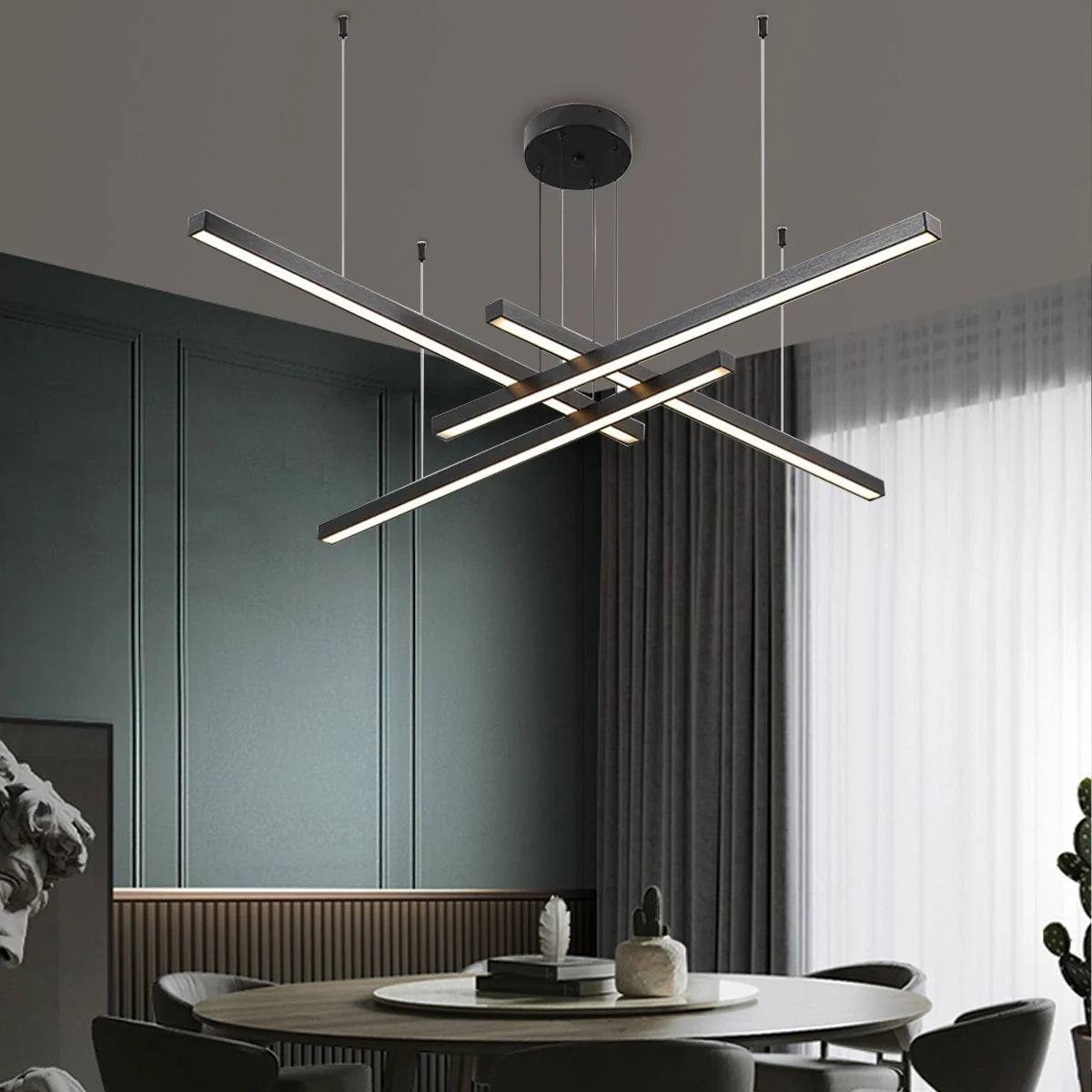 Antizer Multi Light Sticks LED Chandelier for Living Room