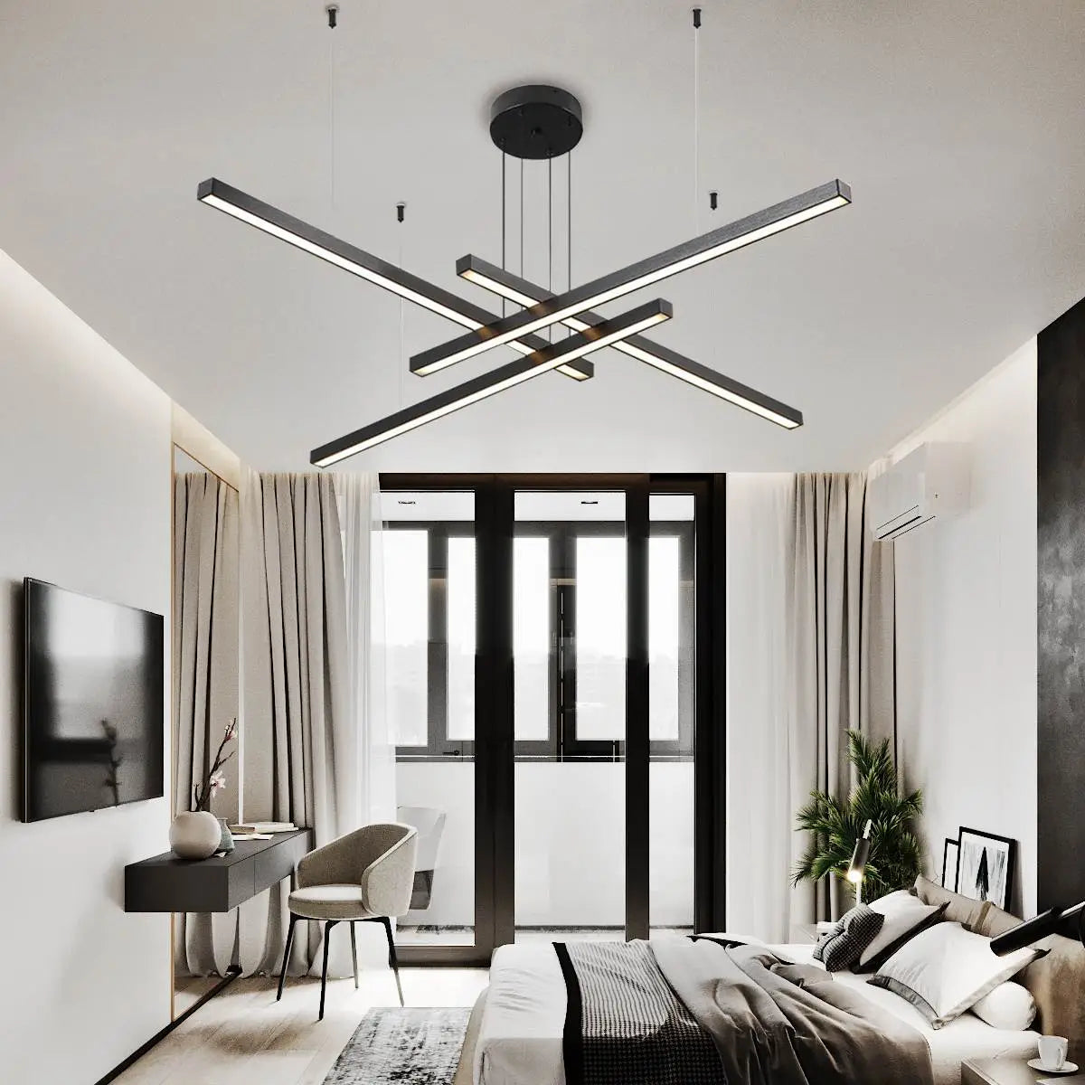 Antizer Multi Light Sticks LED Chandelier for Living Room