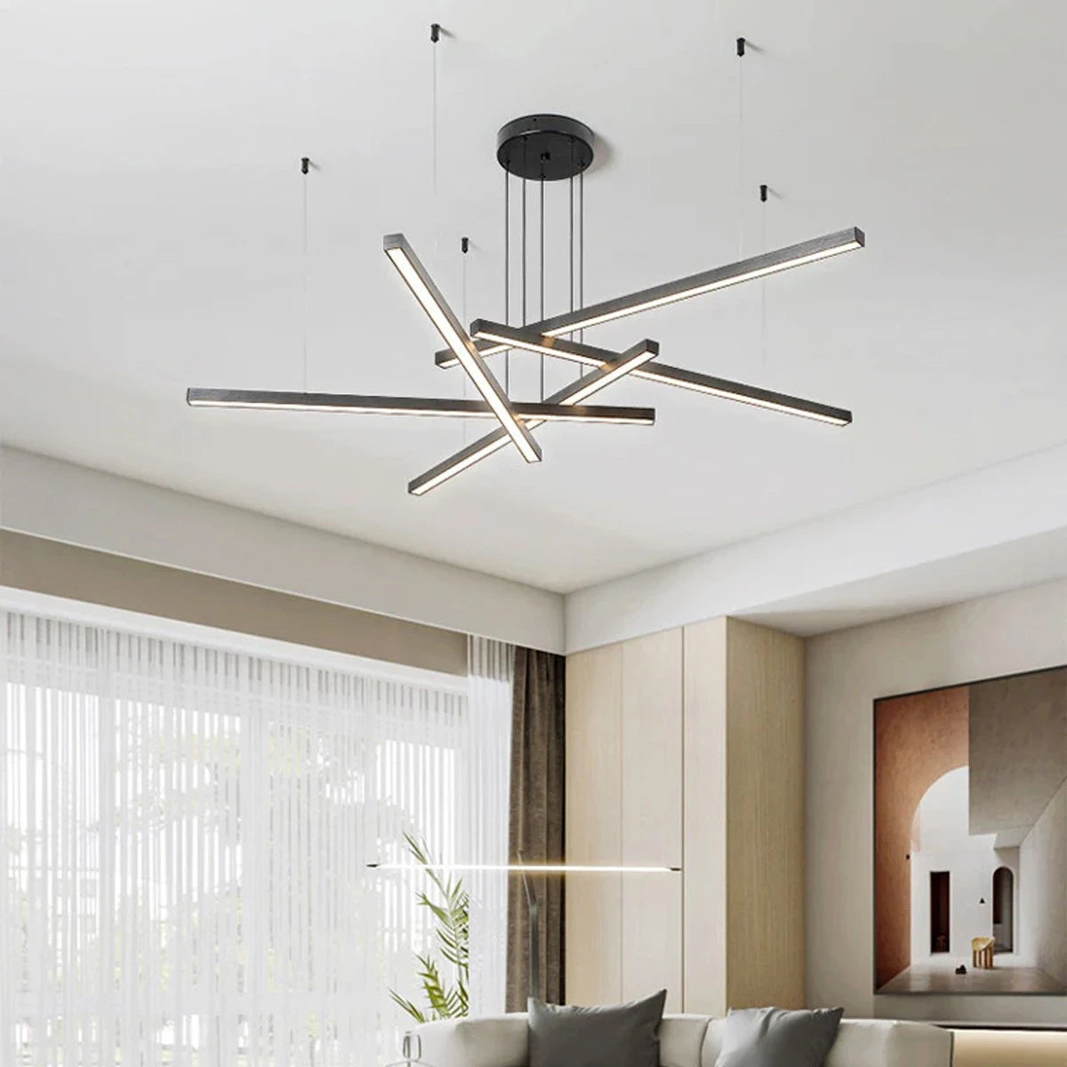 Antizer Multi Light Sticks LED Chandelier for Living Room