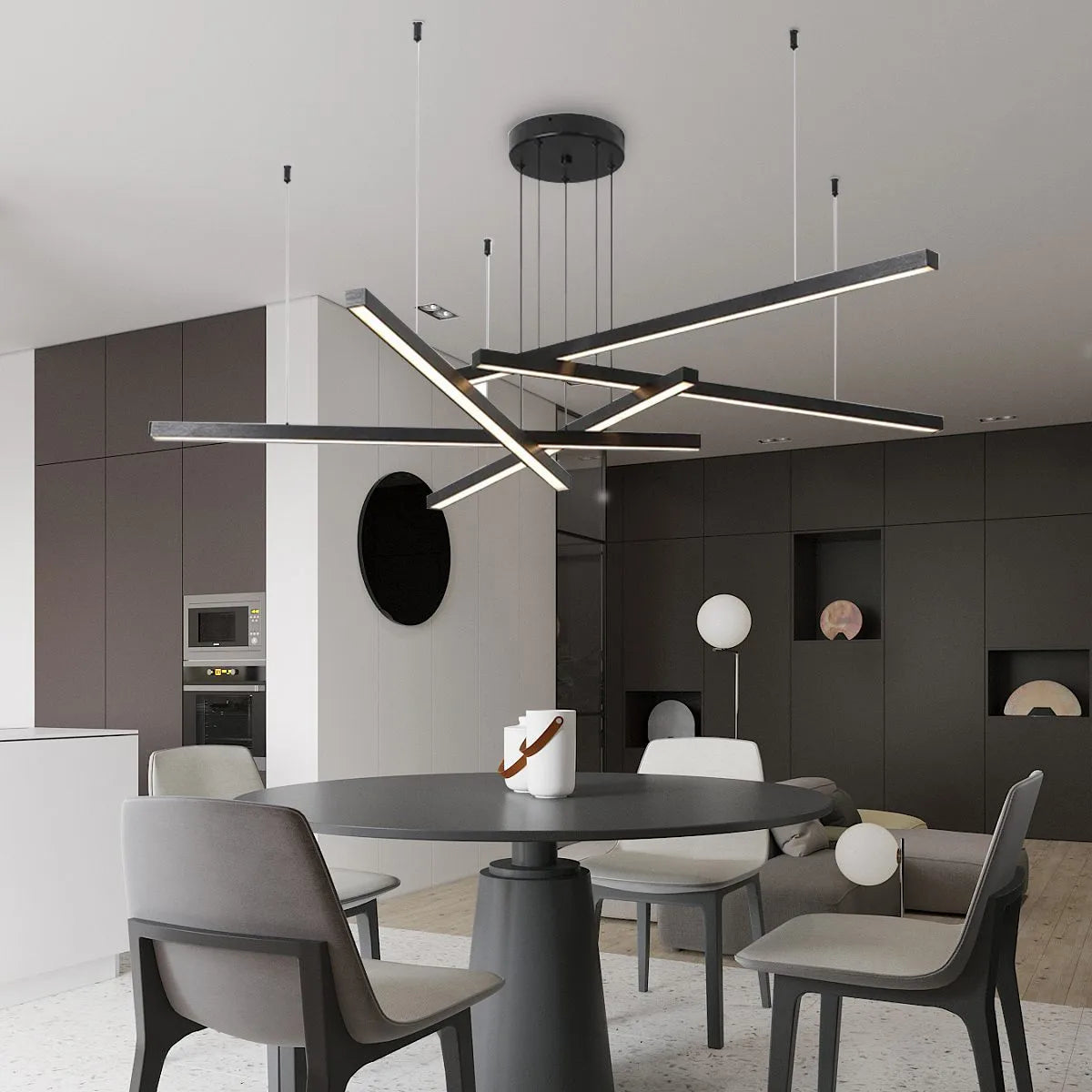 Antizer Multi Light Sticks LED Chandelier for Living Room