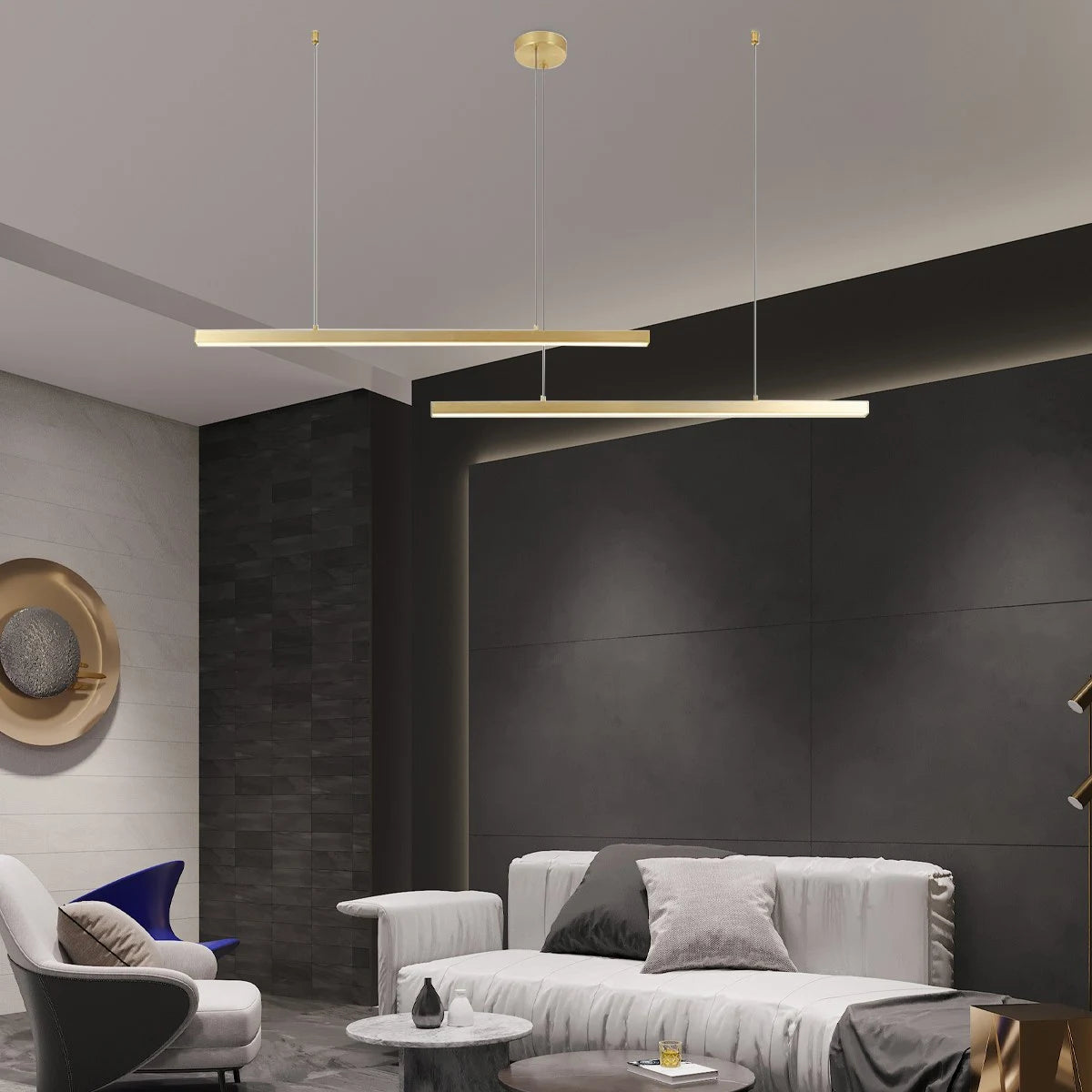 Antizer Multi Light Sticks LED Chandelier for Living Room