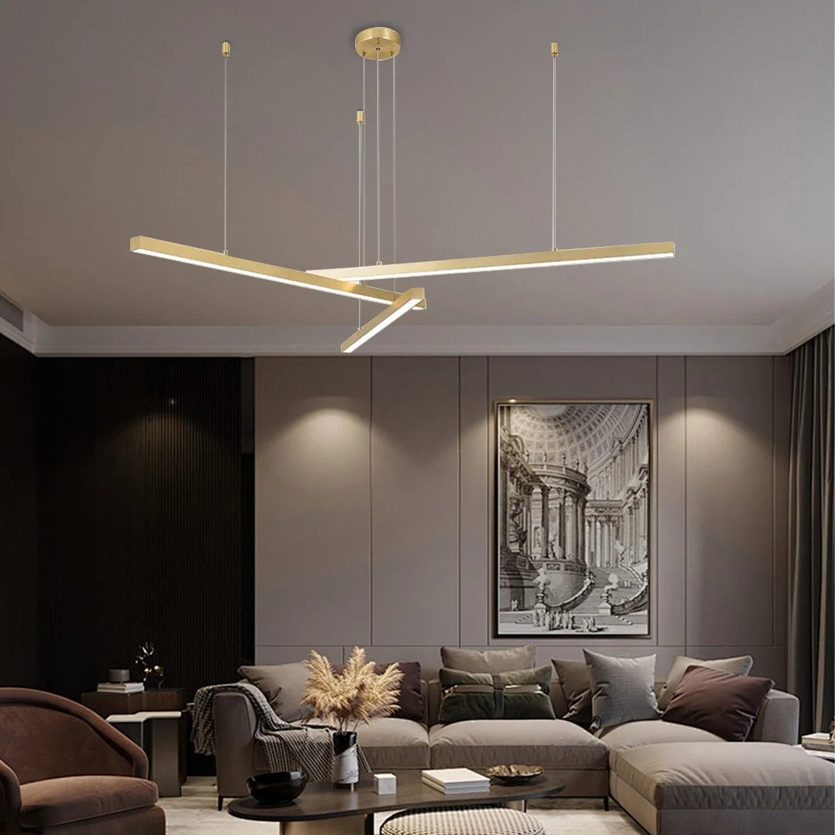 Antizer Multi Light Sticks LED Chandelier for Living Room