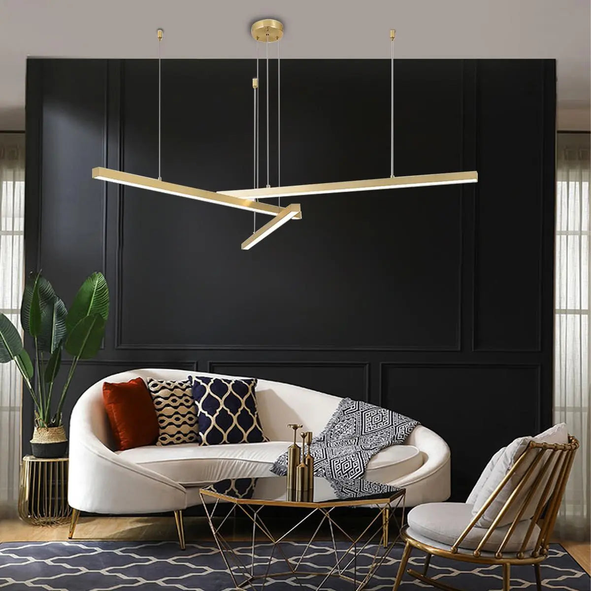 Antizer Multi Light Sticks LED Chandelier for Living Room