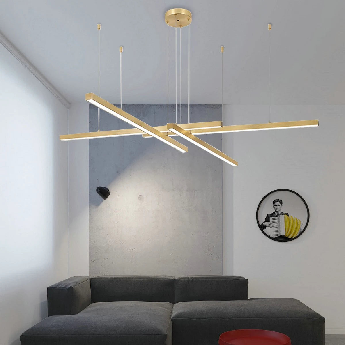 Antizer Multi Light Sticks LED Chandelier for Living Room