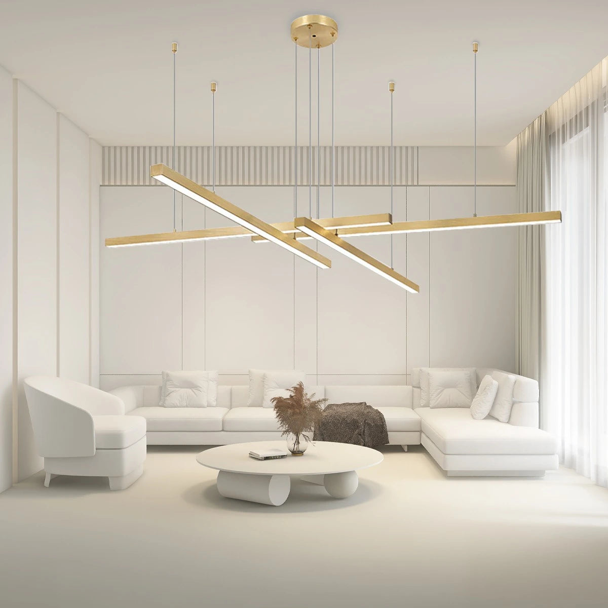 Antizer Multi Light Sticks LED Chandelier for Living Room