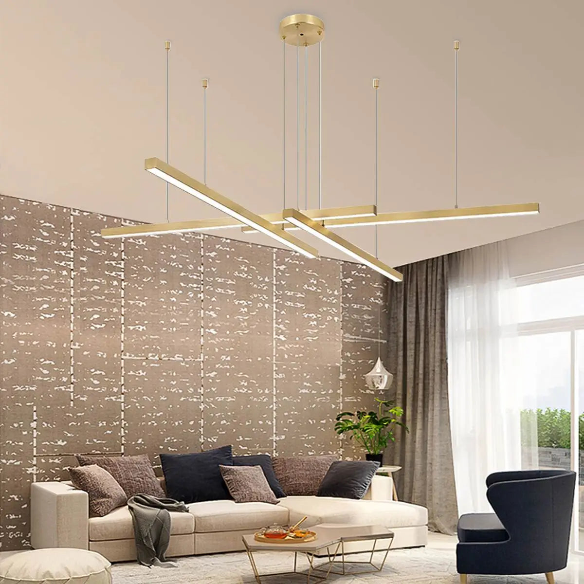 Antizer Multi Light Sticks LED Chandelier for Living Room