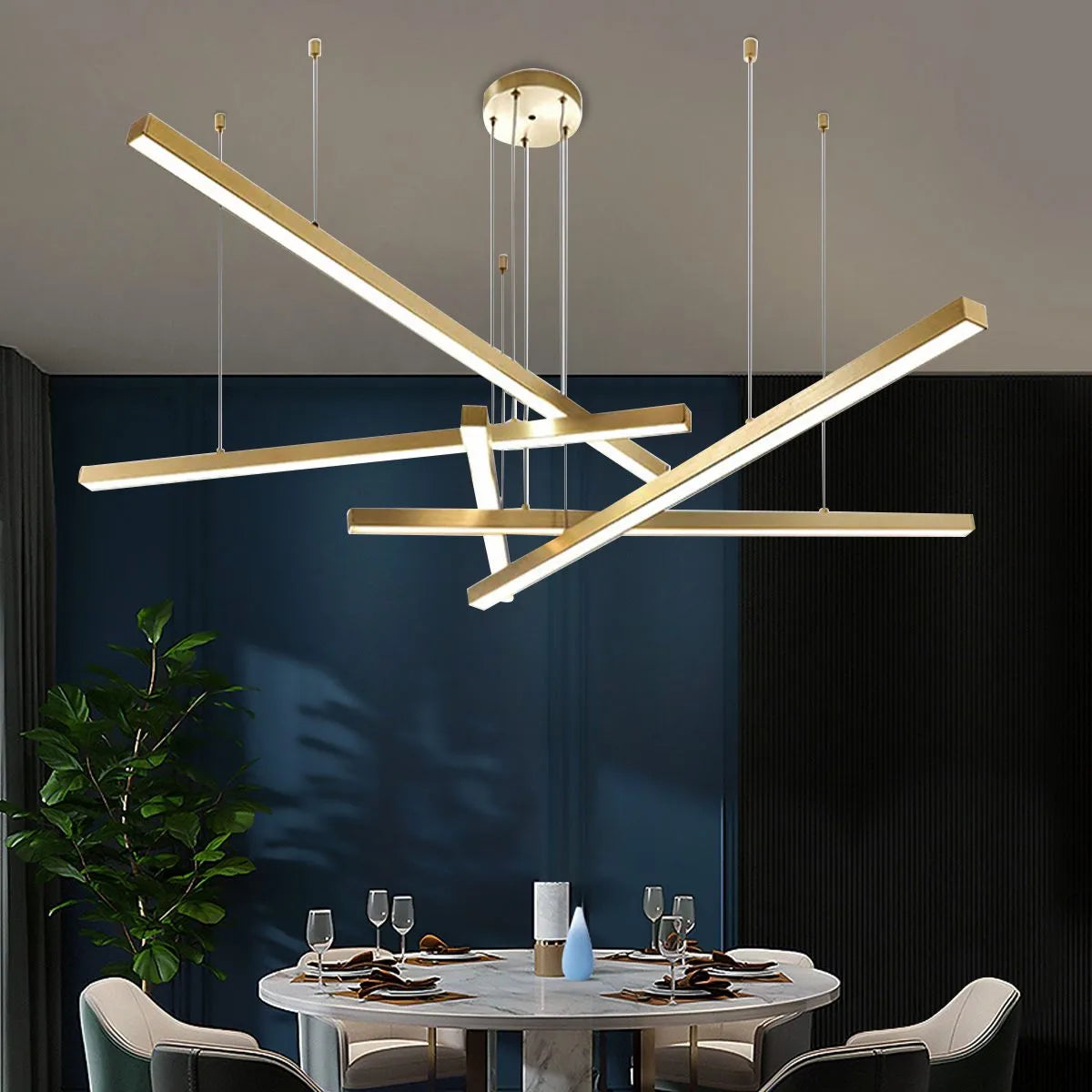 Antizer Multi Light Sticks LED Chandelier for Living Room
