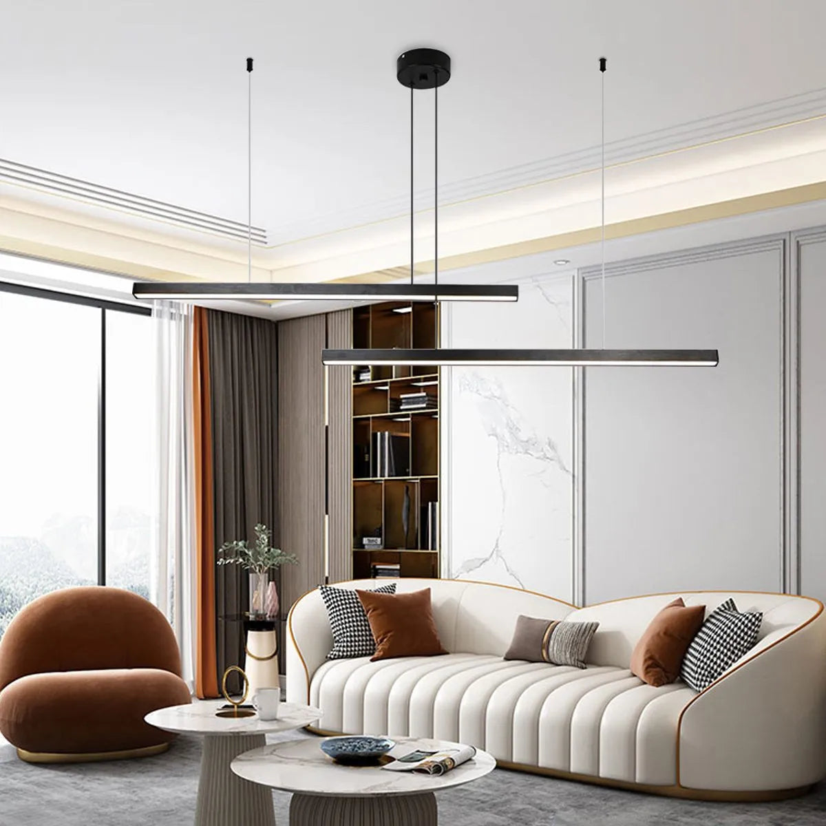 Antizer Multi Light Sticks LED Chandelier for Living Room