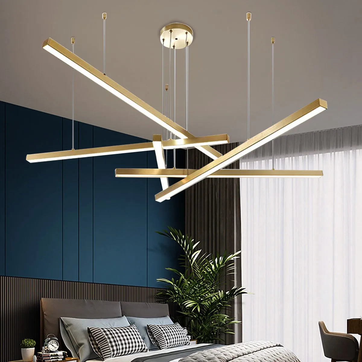 Antizer Multi Light Sticks LED Chandelier for Living Room