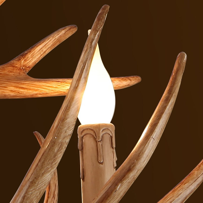 Antizer Antler Shape Resin Chandelier for Living Room