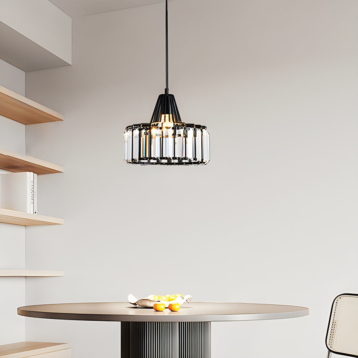 Antizer Modern Iron Art Glass Pendant Lamp for Kitchen