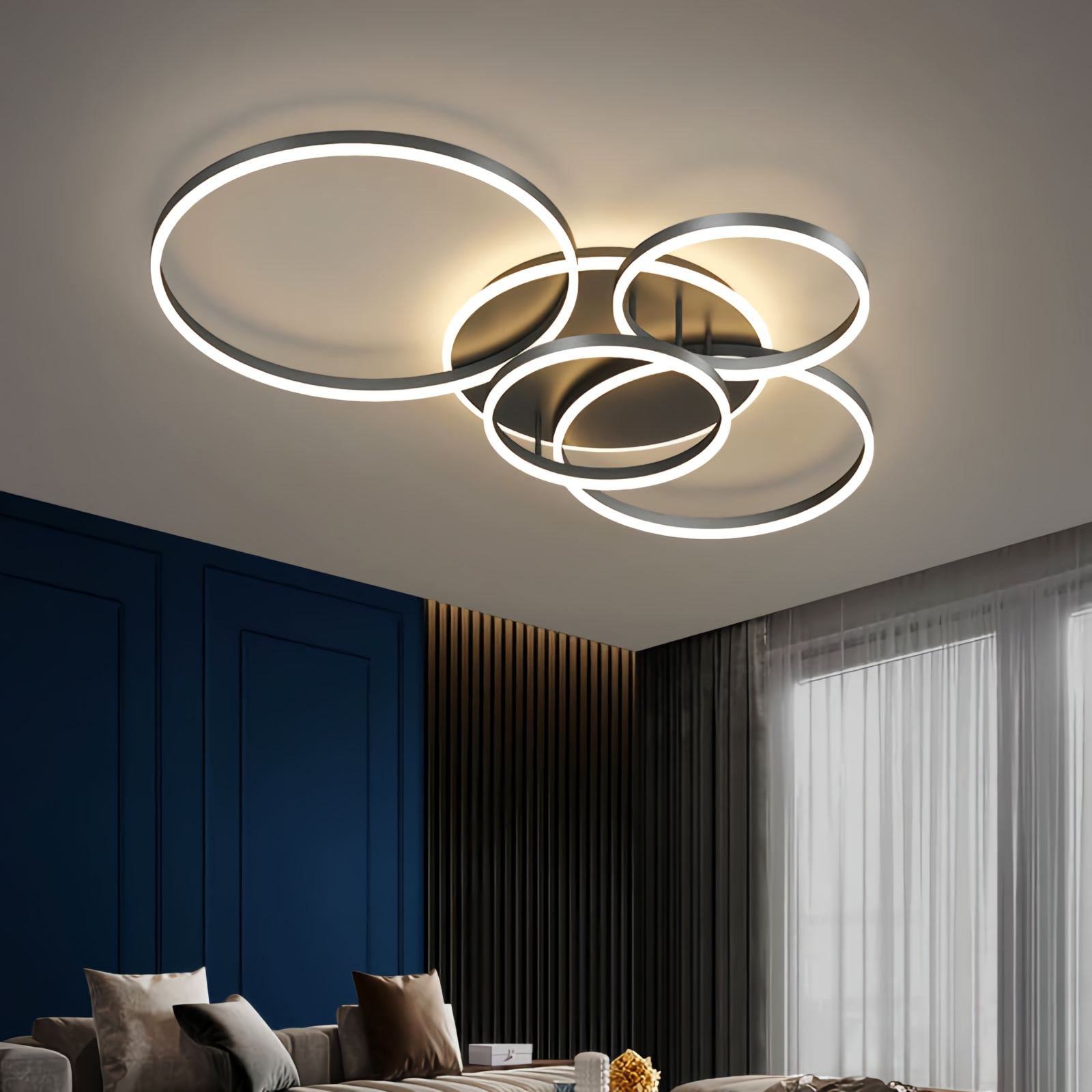 Antizer Circular LED Ceiling Light for Living Room