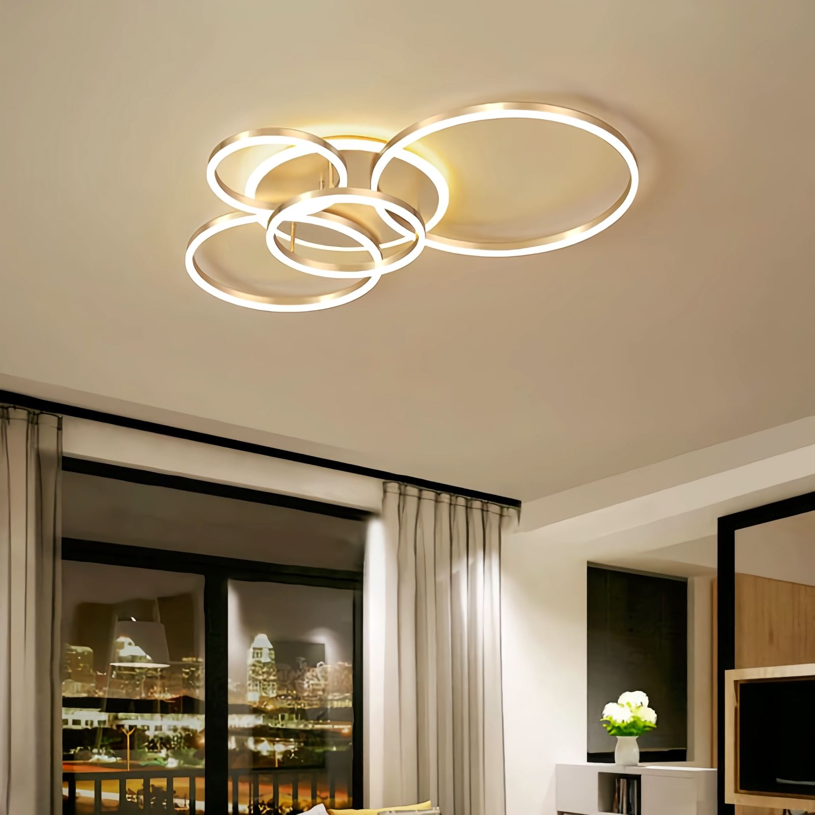 Antizer Circular LED Ceiling Light for Living Room