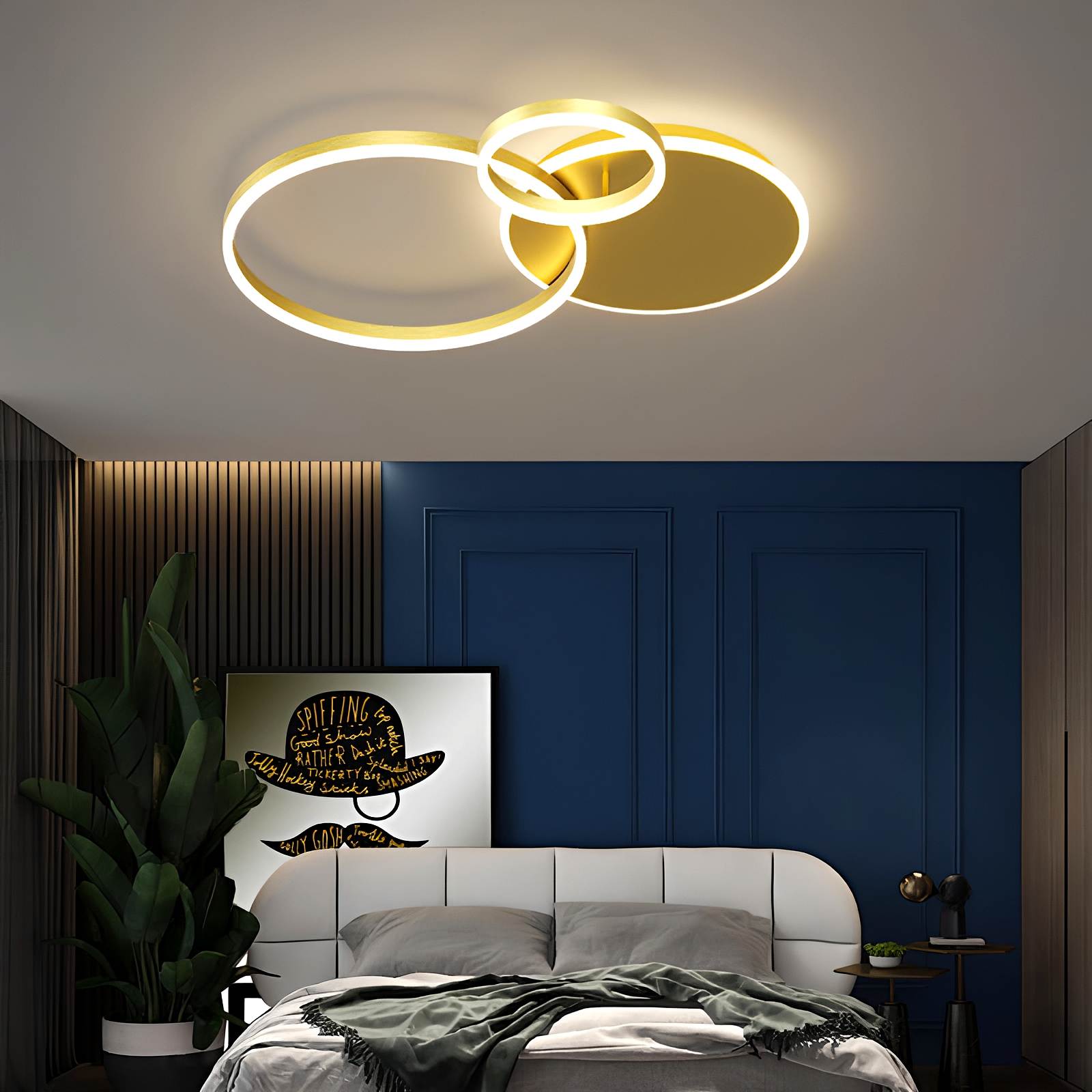 Antizer Circular LED Ceiling Light for Living Room