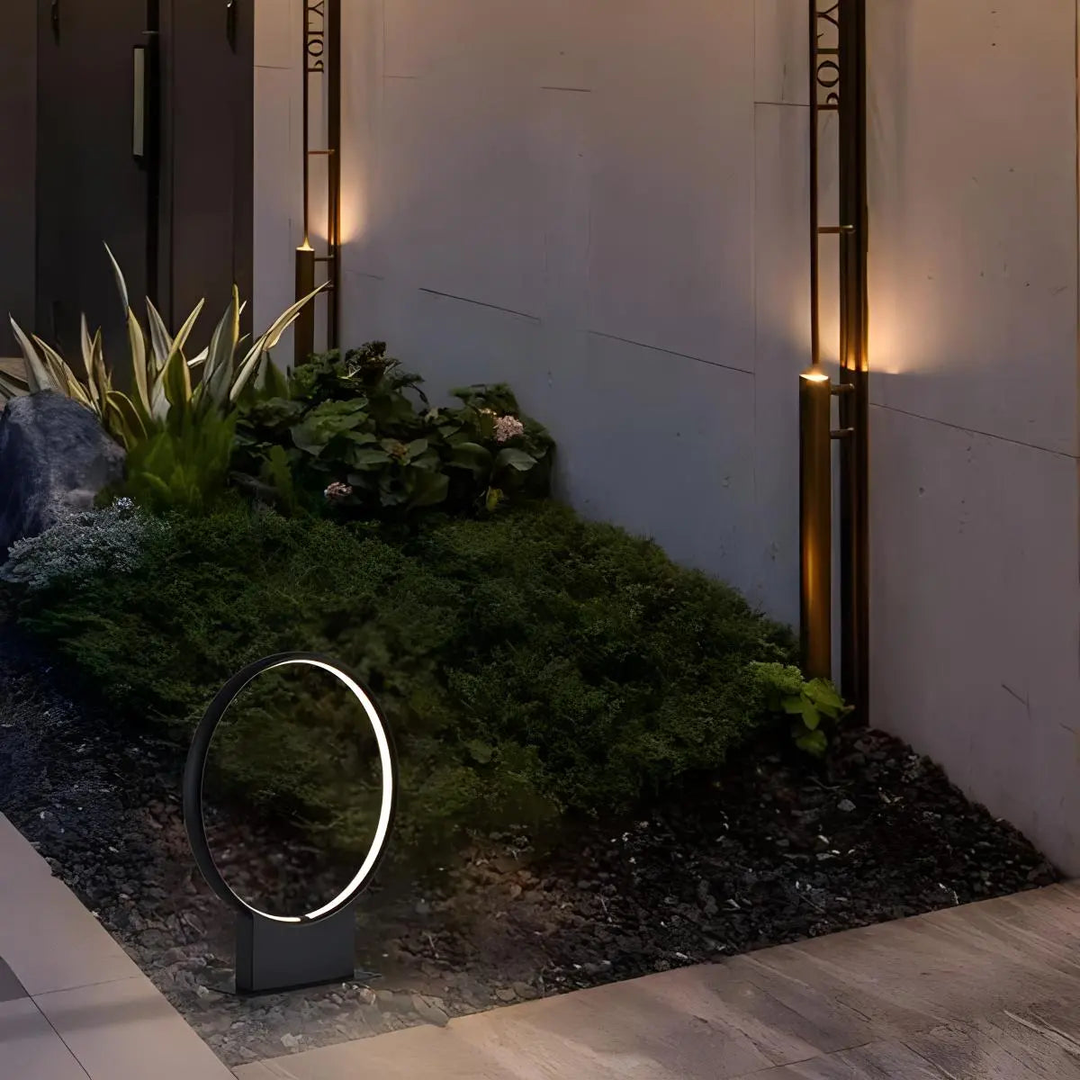 Antizer Ring Inner Glow Waterproof Lawn Light