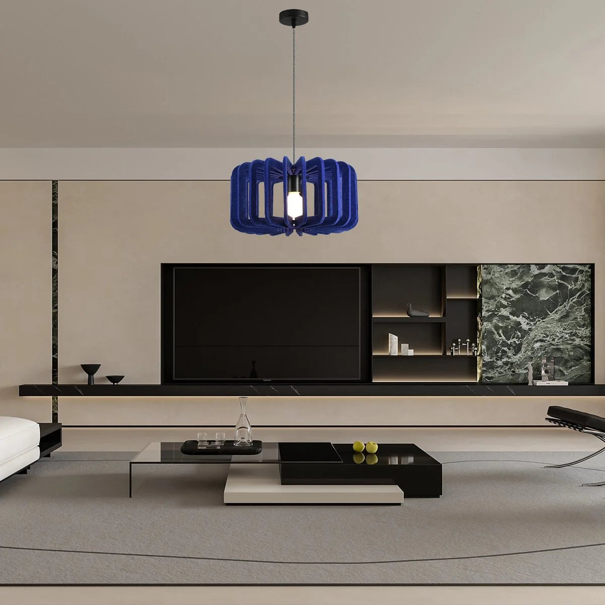 Antizer Column Shaped Birdcage Acoustic Pendant Light